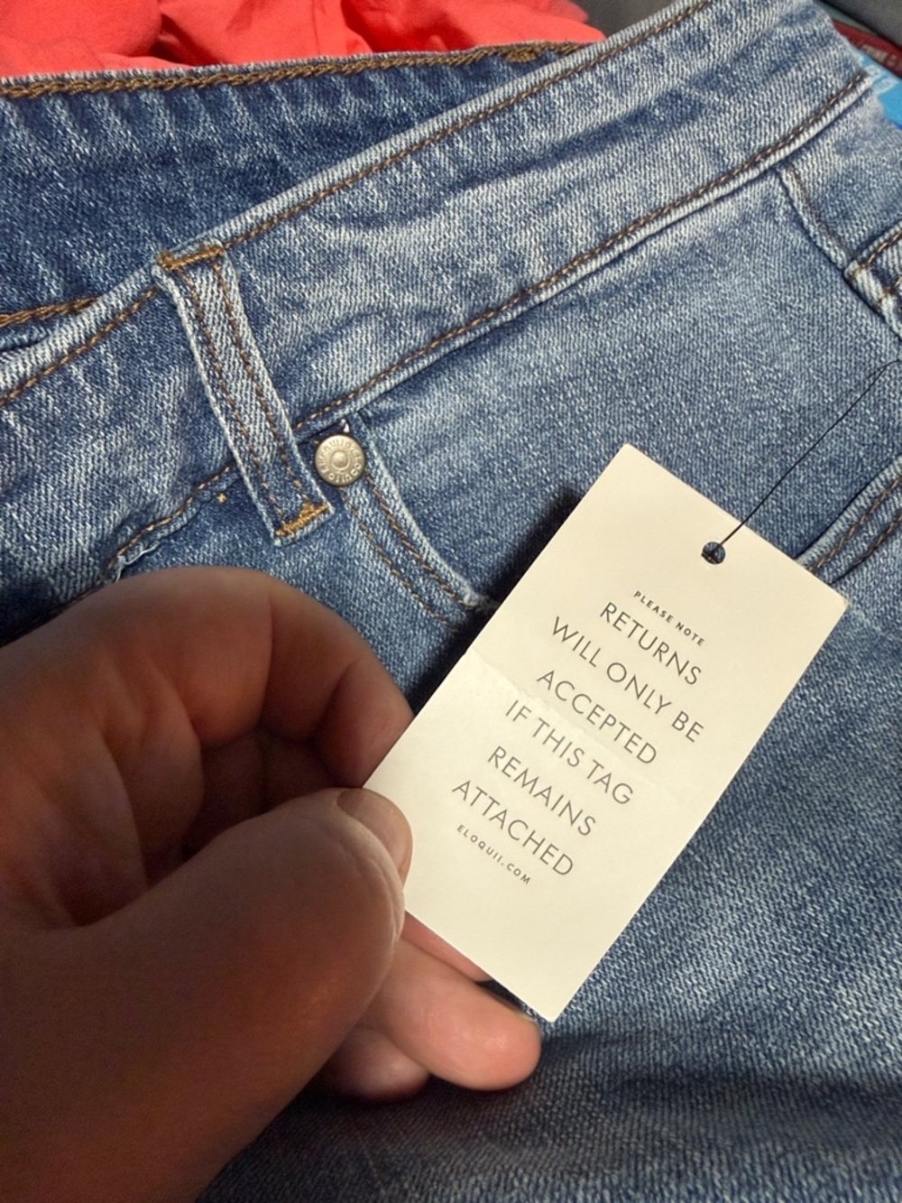 NYT ELOQUII Gena Fit Stretch Denim Mom Jeans, size 24 - Picture 4 of 4